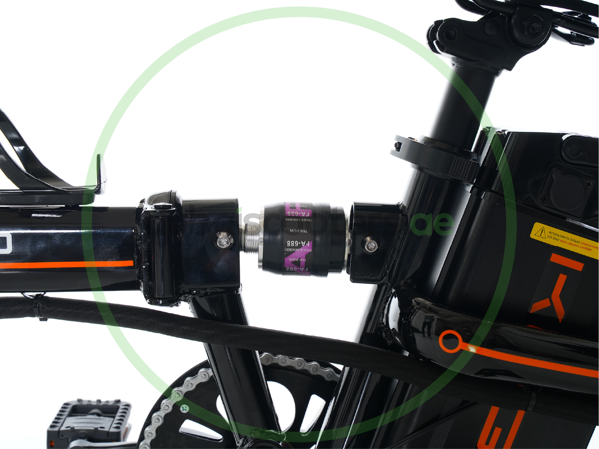 Kugoo E-Bike Pedal+Electric Motor 800W 48V 13Ah Fully Foldable,  Removable Battery