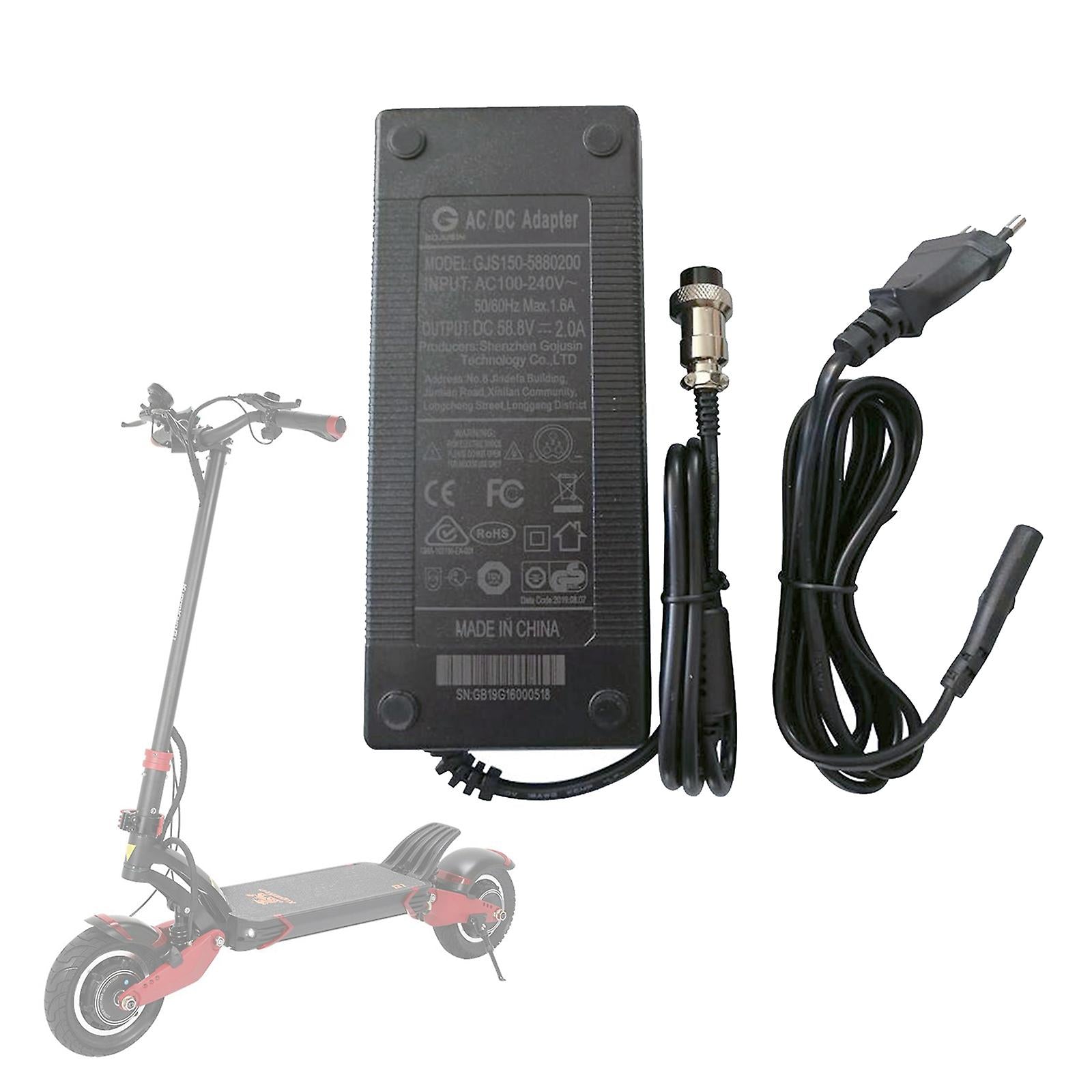 Adapter Power Charger 52v For Electric Scooter Kugoo G1 And Zero 10x