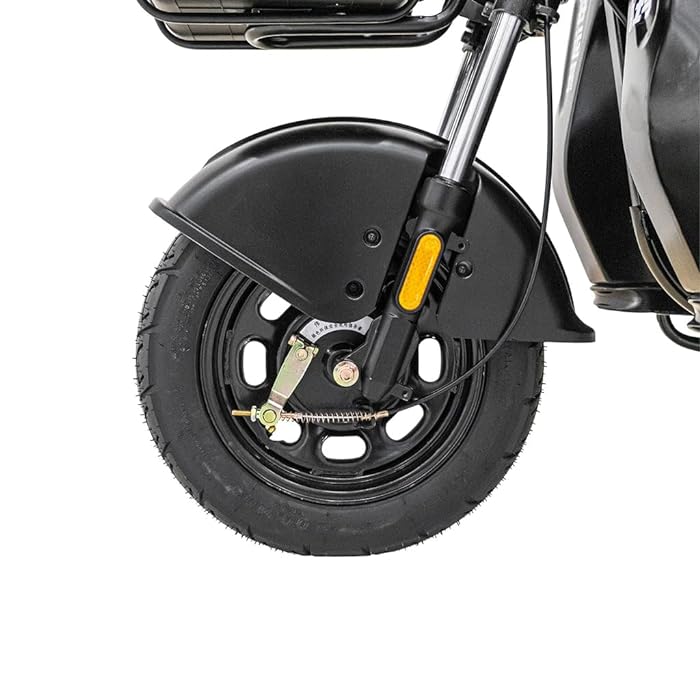 X2c Medium electric tricycle three wheel electric vehicle [Pistachio, Gray, Almond]
