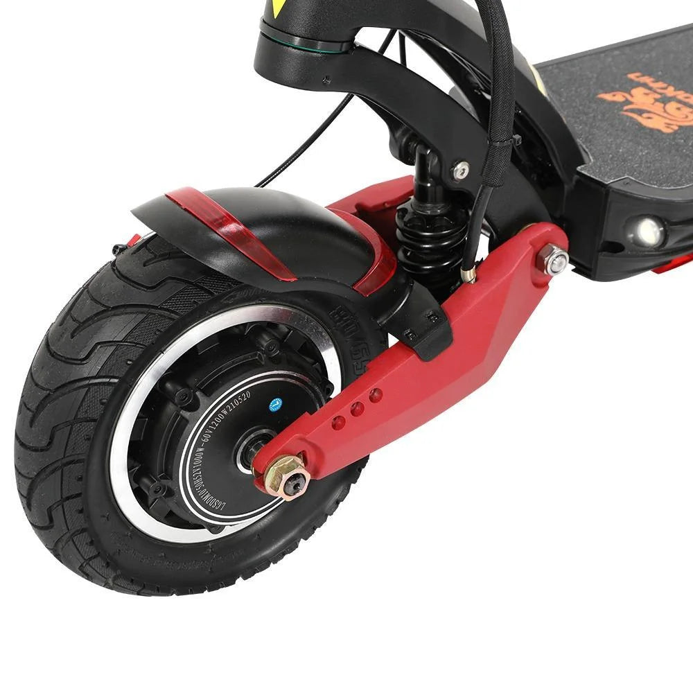 Kugoo Kirin G1 Electric Scooter Dual Engine 52V 18.2AH, 65KM Range 65KM Top Speed, Dual Ports Fast Charging with 1 Year Warranty