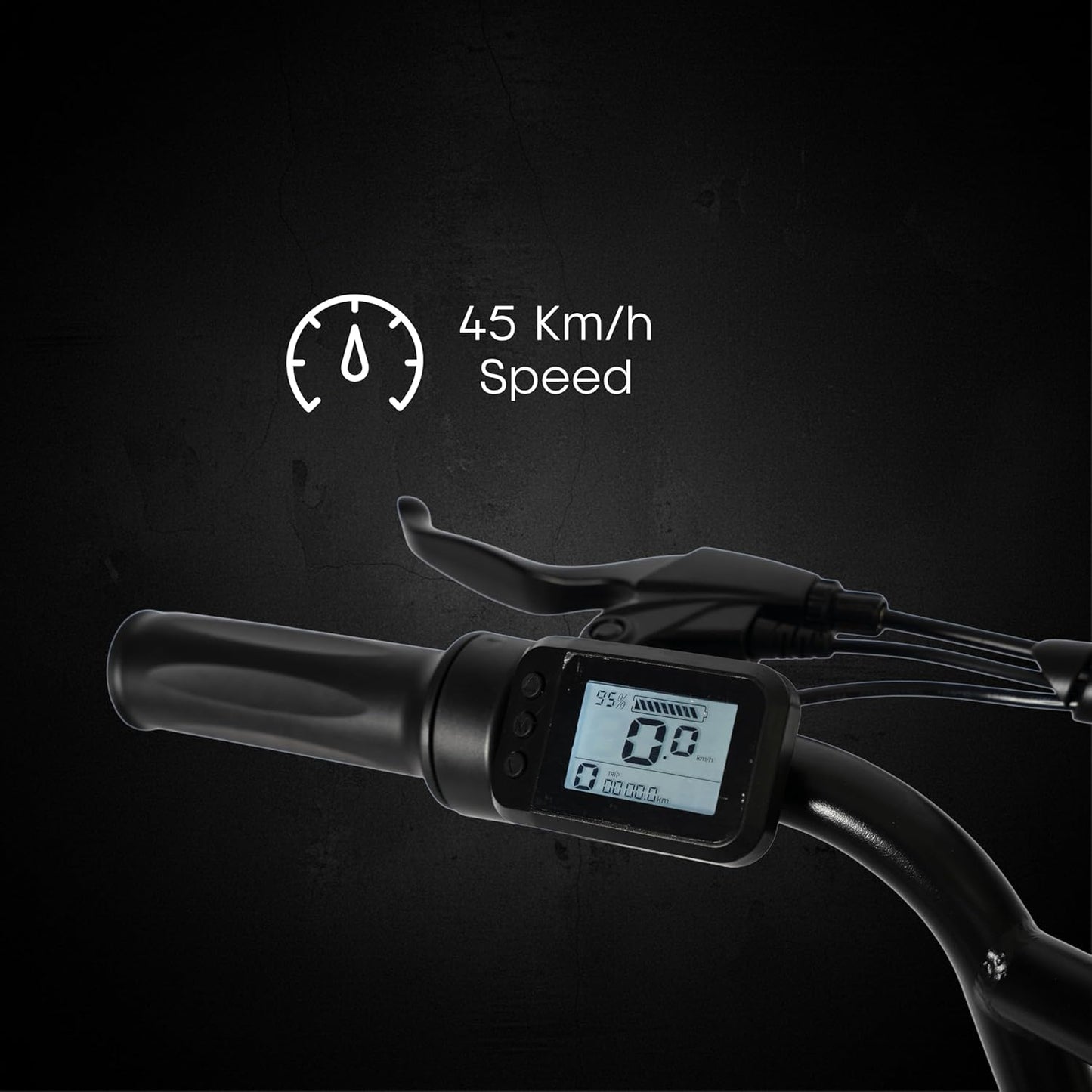 Lucky Liang U03 Electric Bike 500W Motor (750W Max), 48V 13Ah Battery, 45Km/h Speed, 45Km Range, 20”3.0 Tires, Disc Brakes, Carbon Steel Frame – Powerful Long Range E-Bike for Adults