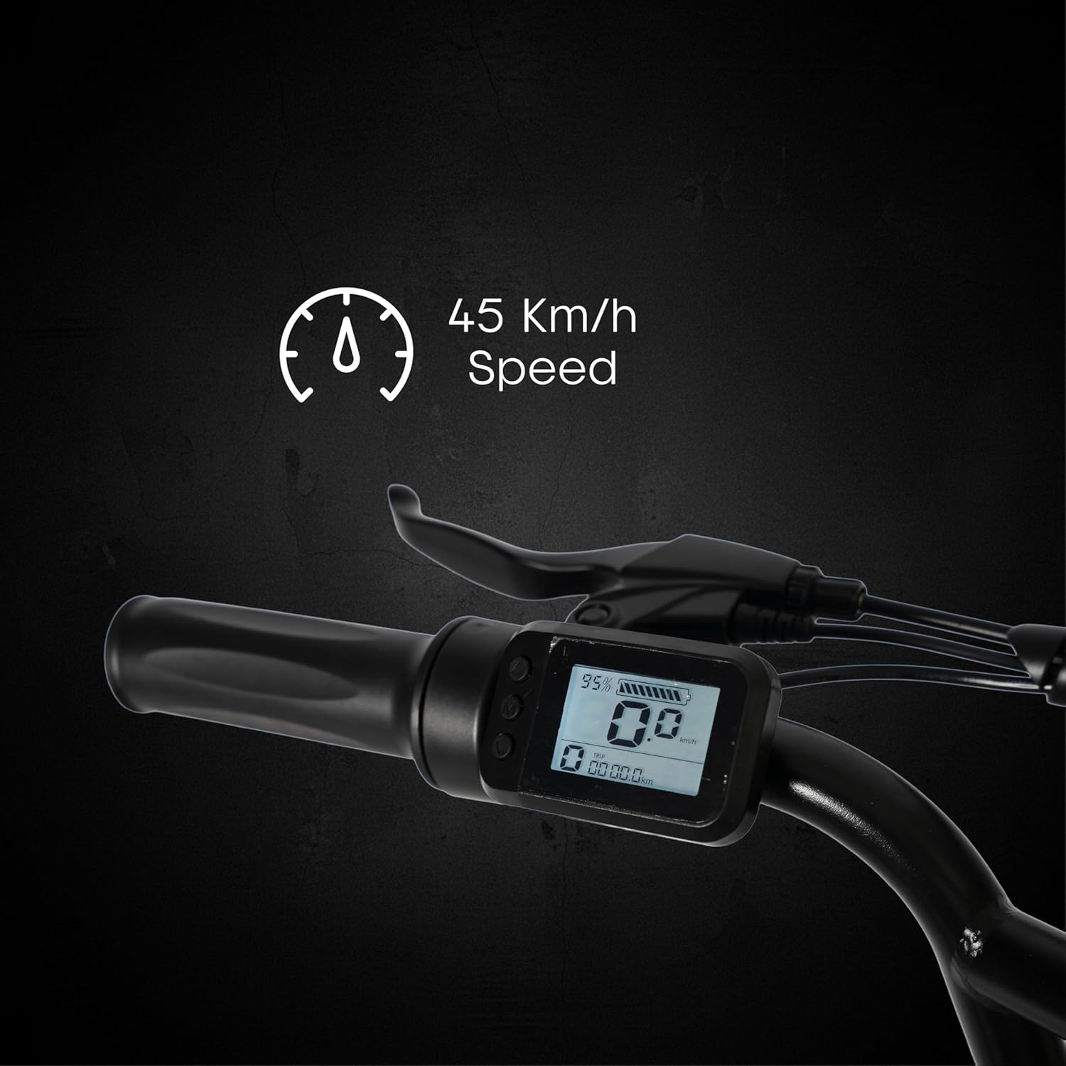 Lucky Liang U03 Electric Bike 500W Motor (750W Max), 48V 13Ah Battery, 45Km/h Speed, 45Km Range, 20”3.0 Tires, Disc Brakes, Carbon Steel Frame – Powerful Long Range E-Bike for Adults