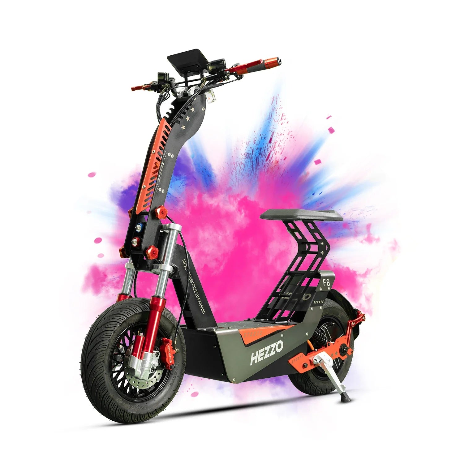 Electric Scooter Honey Whale F8 Black-Red