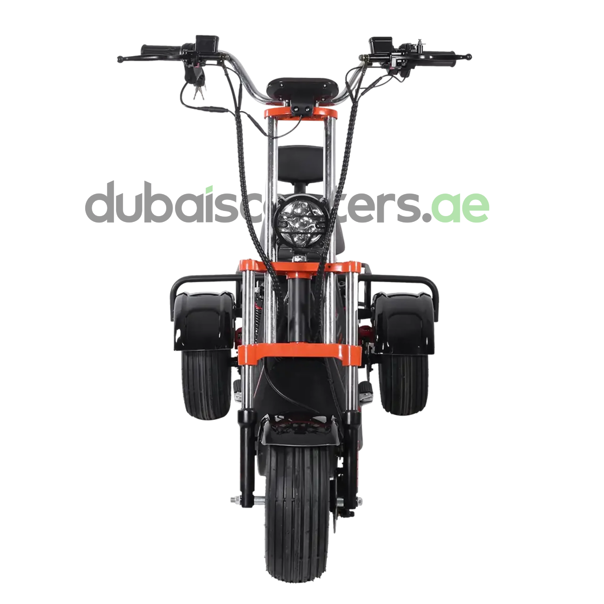 Kugoo C4 Electric Trike – 3-Wheels Electric Scooter with Powerful Motor and Rear Cargo Rack