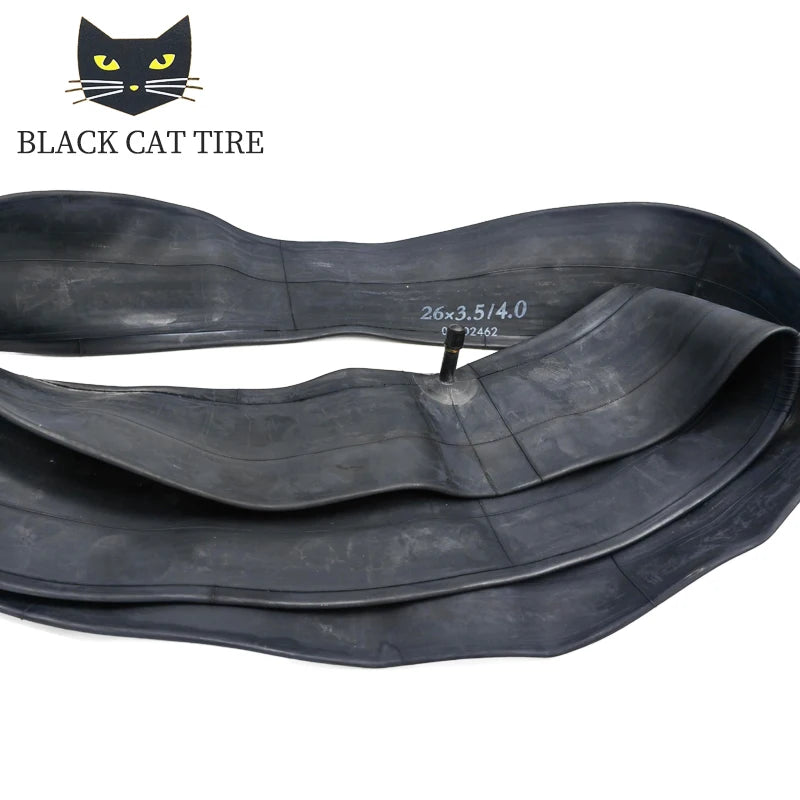 Butyl Rubber Fat Bike Inner Tube 16-26 Inch Black