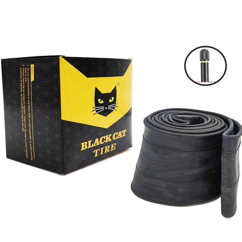 Butyl Rubber Fat Bike Inner Tube 16-26 Inch Black