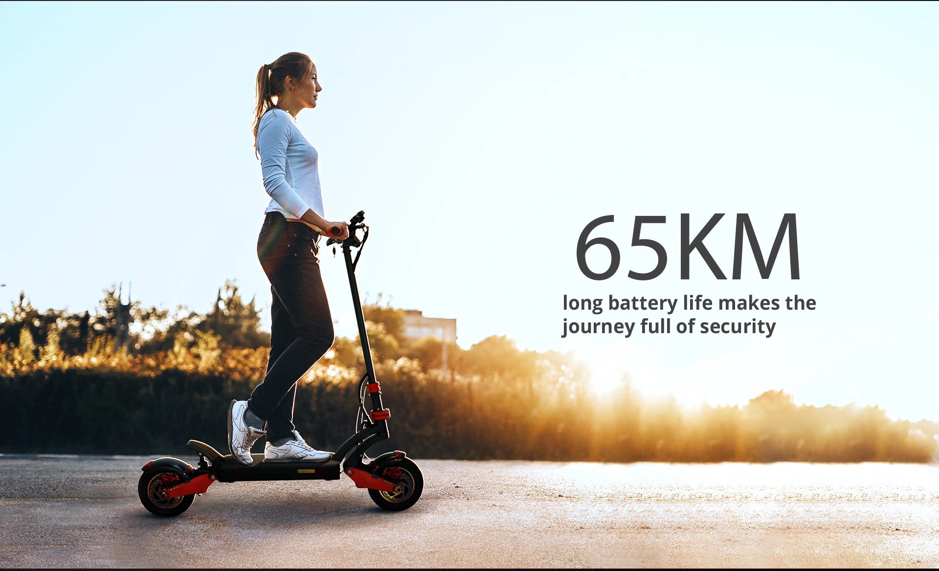 Kugoo Kirin G1 Electric Scooter Dual Engine 52V 18.2AH, 65KM Range 65KM Top Speed, Dual Ports Fast Charging with 1 Year Warranty