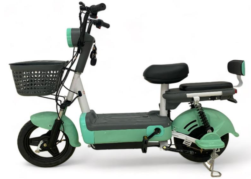 Motorcycle Adult Scooter with Seats Aluminum Frame 24V Li-ion Rear Ebike Pack Electric Bicycle