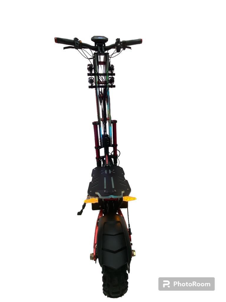 S8 - 2023 Adult Foldable Dual Drive Powerful Escooter 11" Fat Tire 30AH Off Road Electric Scooter