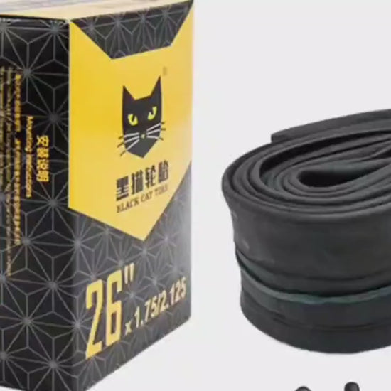 Butyl Rubber Fat Bike Inner Tube 16-26 Inch Black