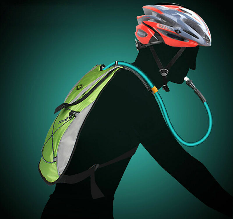 Hydration Pack + 2L Water Bag Hiking Camping Bicycle Backpack Bladder Cycling